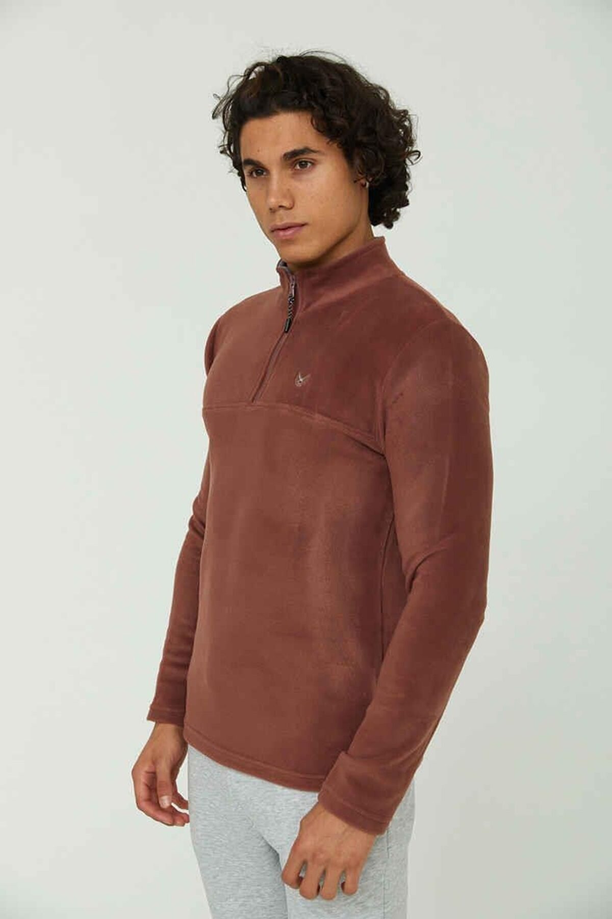Cazador Polar Erkek Sweatshirt CAZ 5032 Pembe