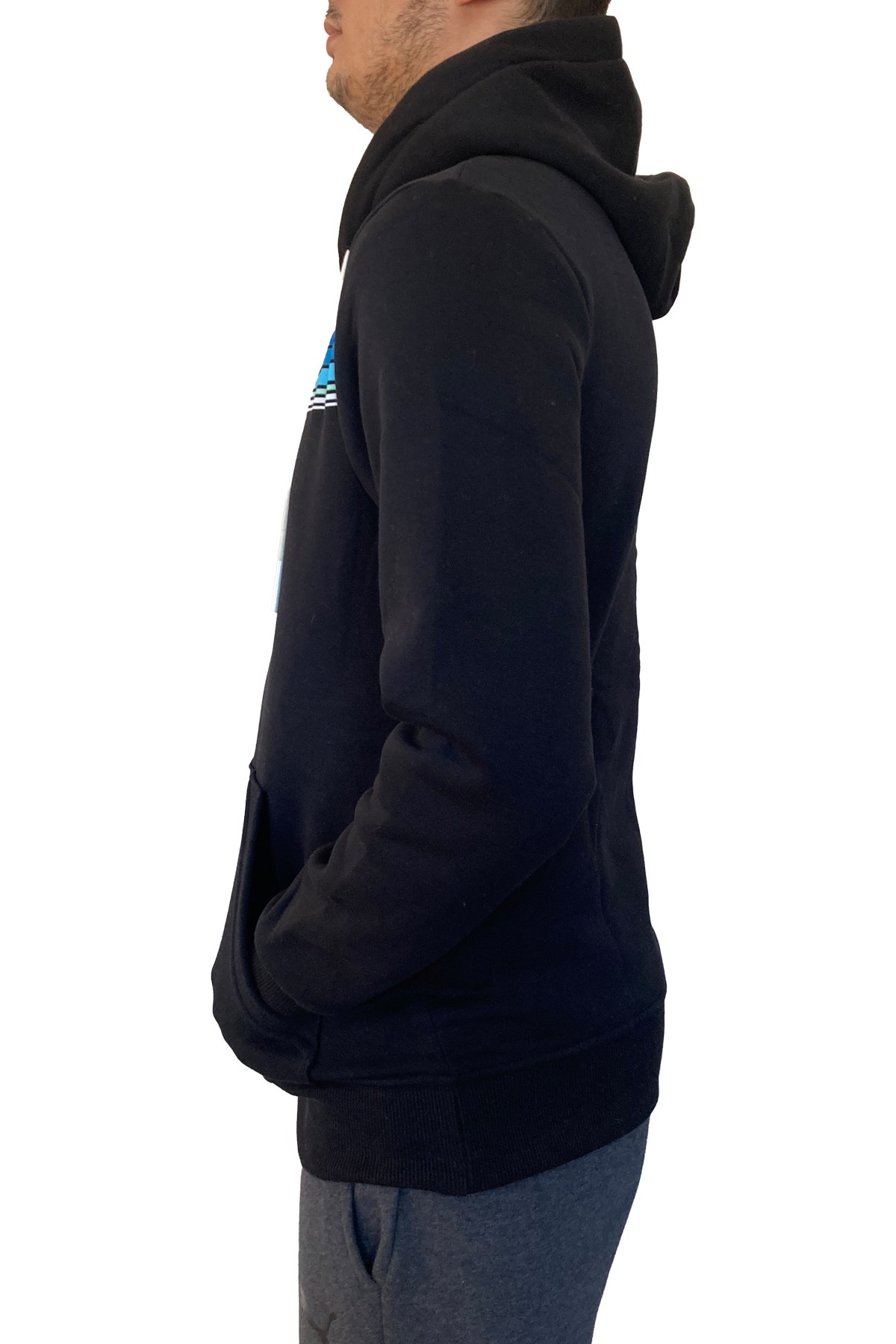 Cazador Kapüşonlu Erkek Sweatshirt CAZ 5062 Siyah