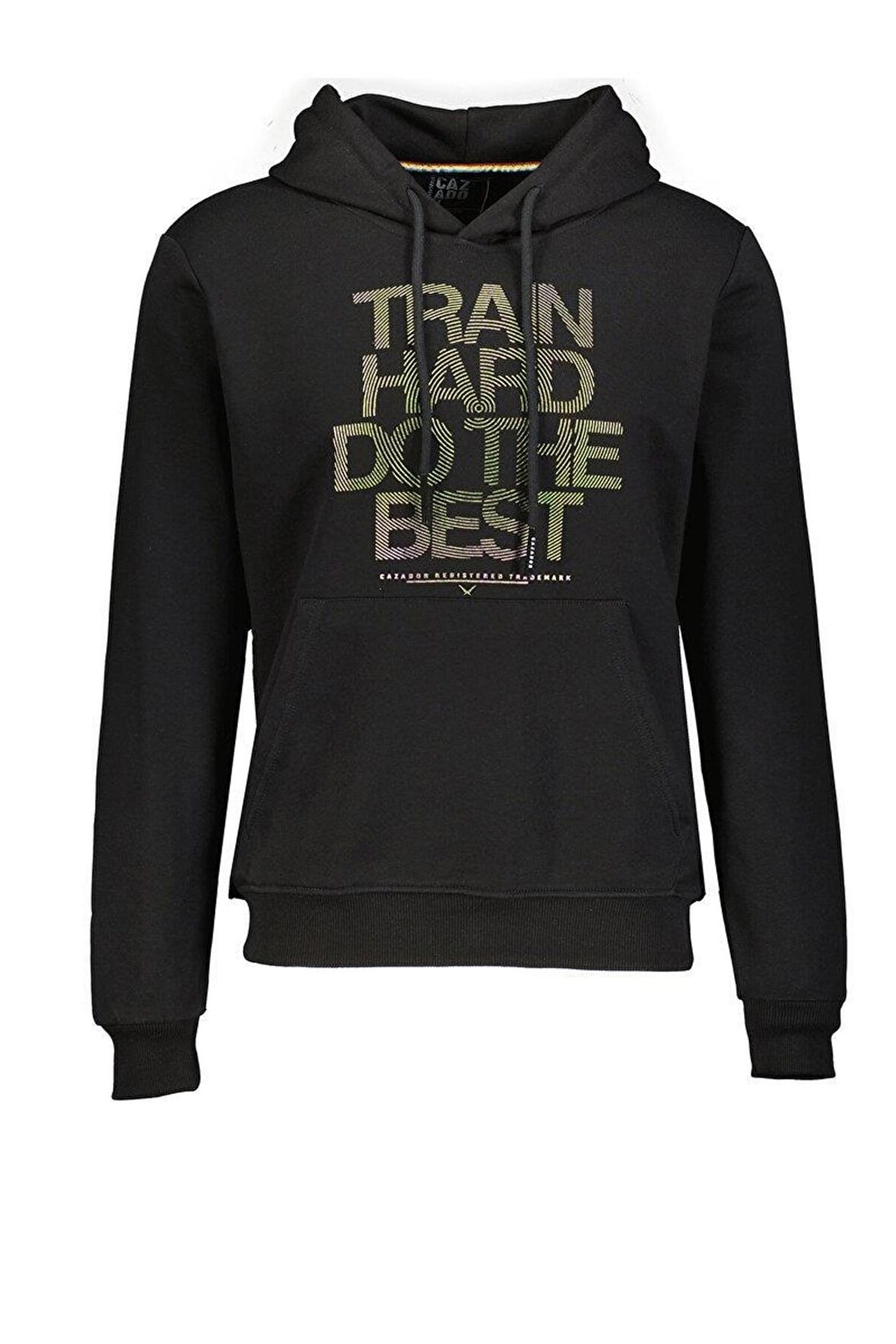 Cazador Kapüşonlu Erkek Sweatshirt CAZ 5069 Siyah