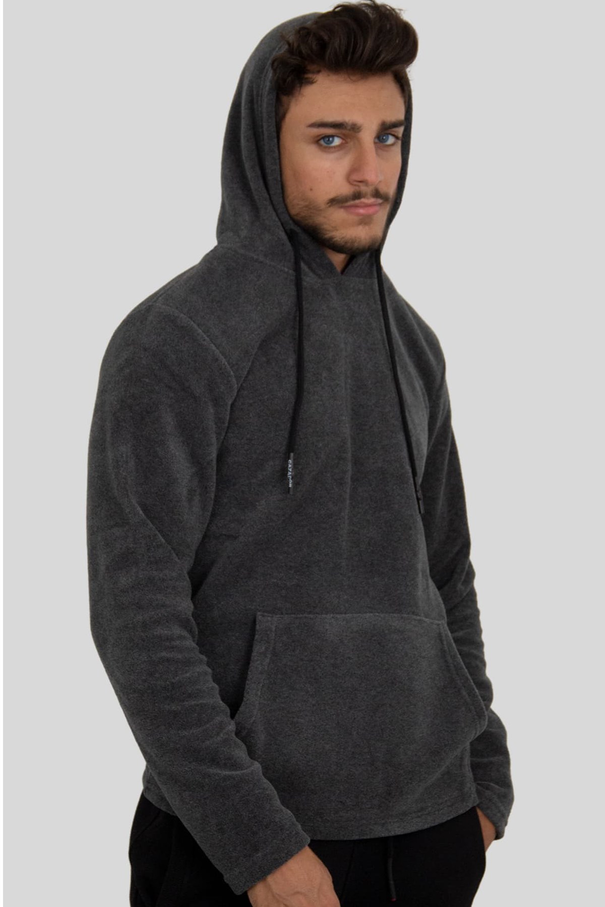 Cazador Polar Erkek Sweatshirt CAZ 5097 Siyah