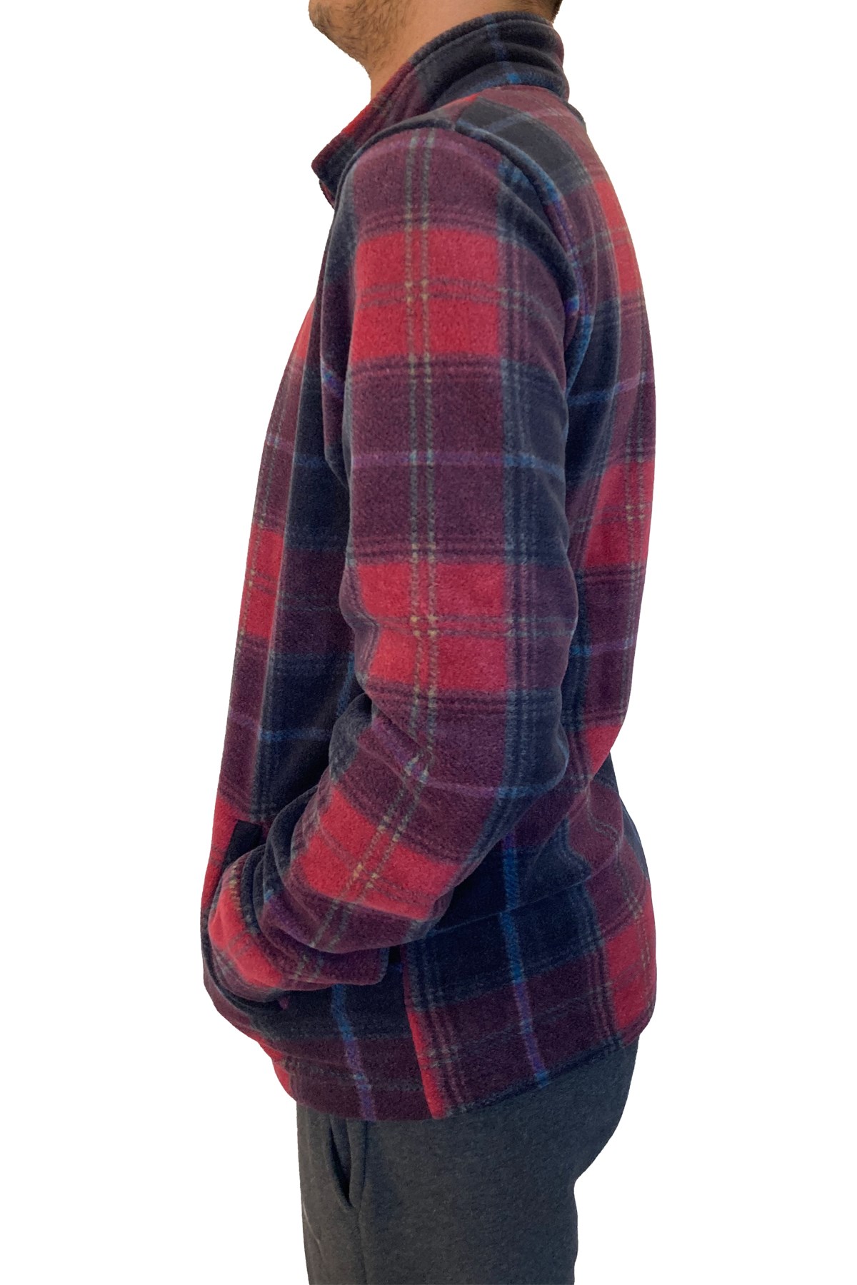 Cazador Polar Erkek Hırka CAZ 5102 Kırmızı