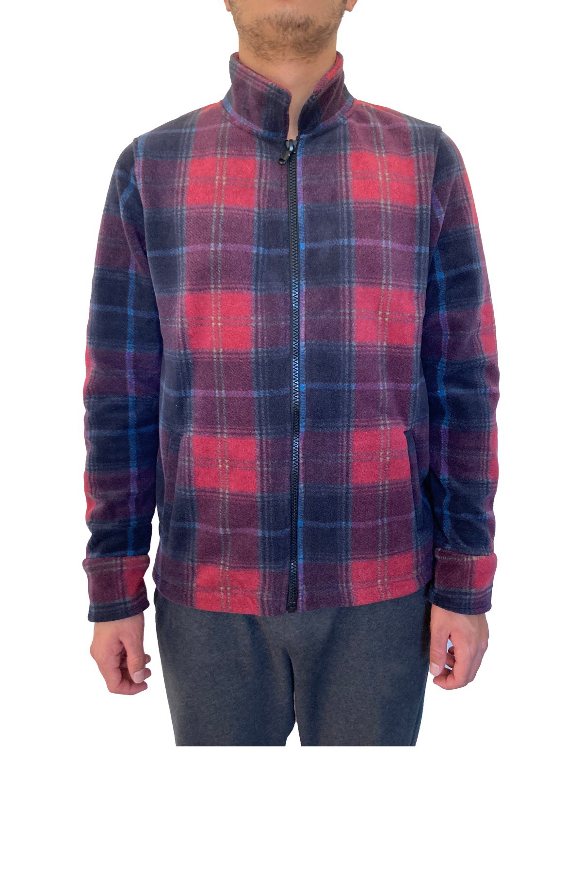 Cazador Polar Erkek Hırka CAZ 5102 Kırmızı