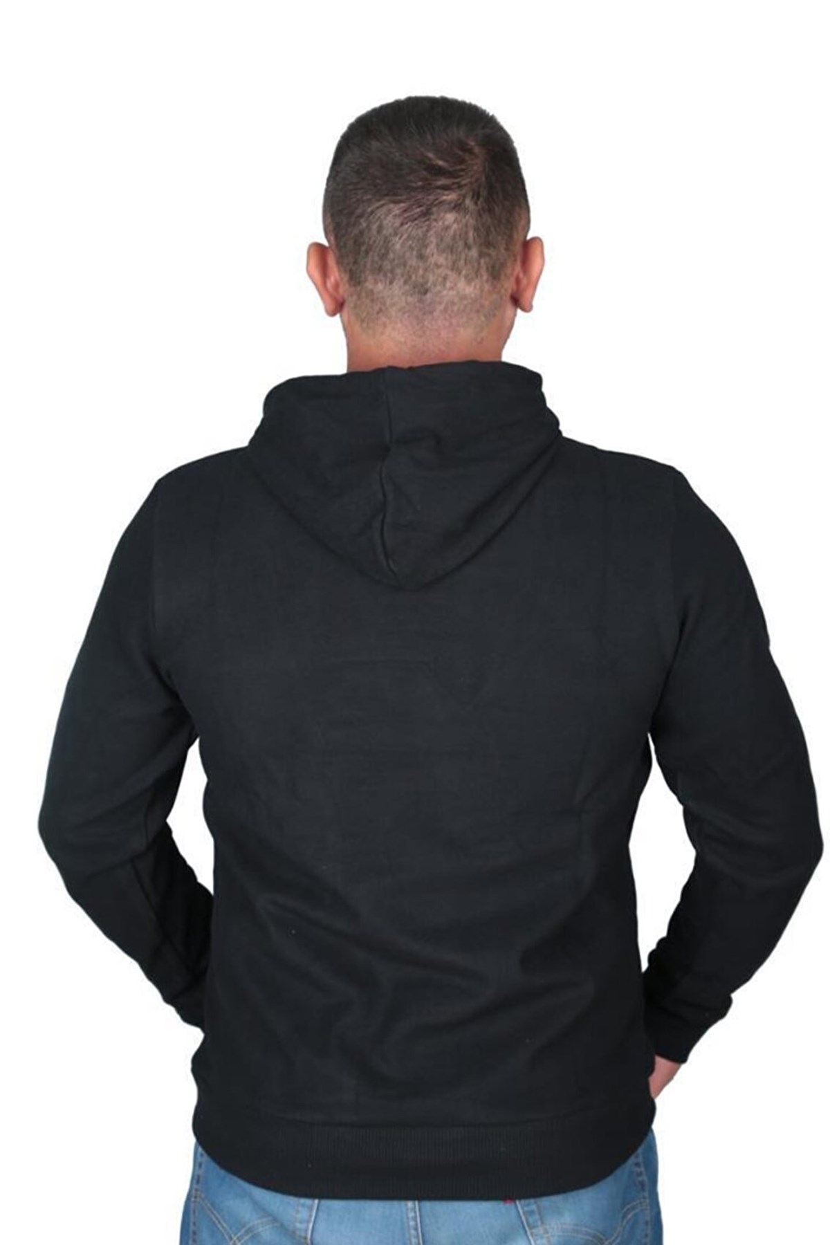 Cazador Selanik Kapüşonlu Erkek Sweatshirt CAZ 5118 Siyah