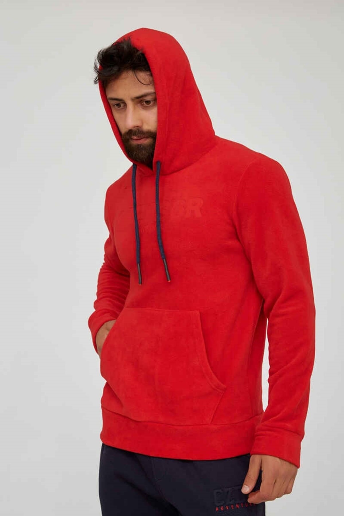 Cazador Polar Erkek Sweatshirt CAZ 5149 Kırmızı