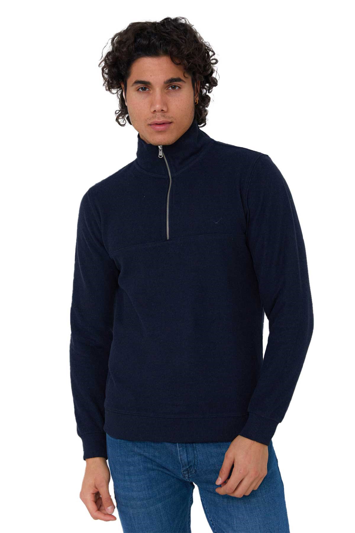 Cazador Selanik Erkek Sweatshirt CAZ 5167 Lacivert