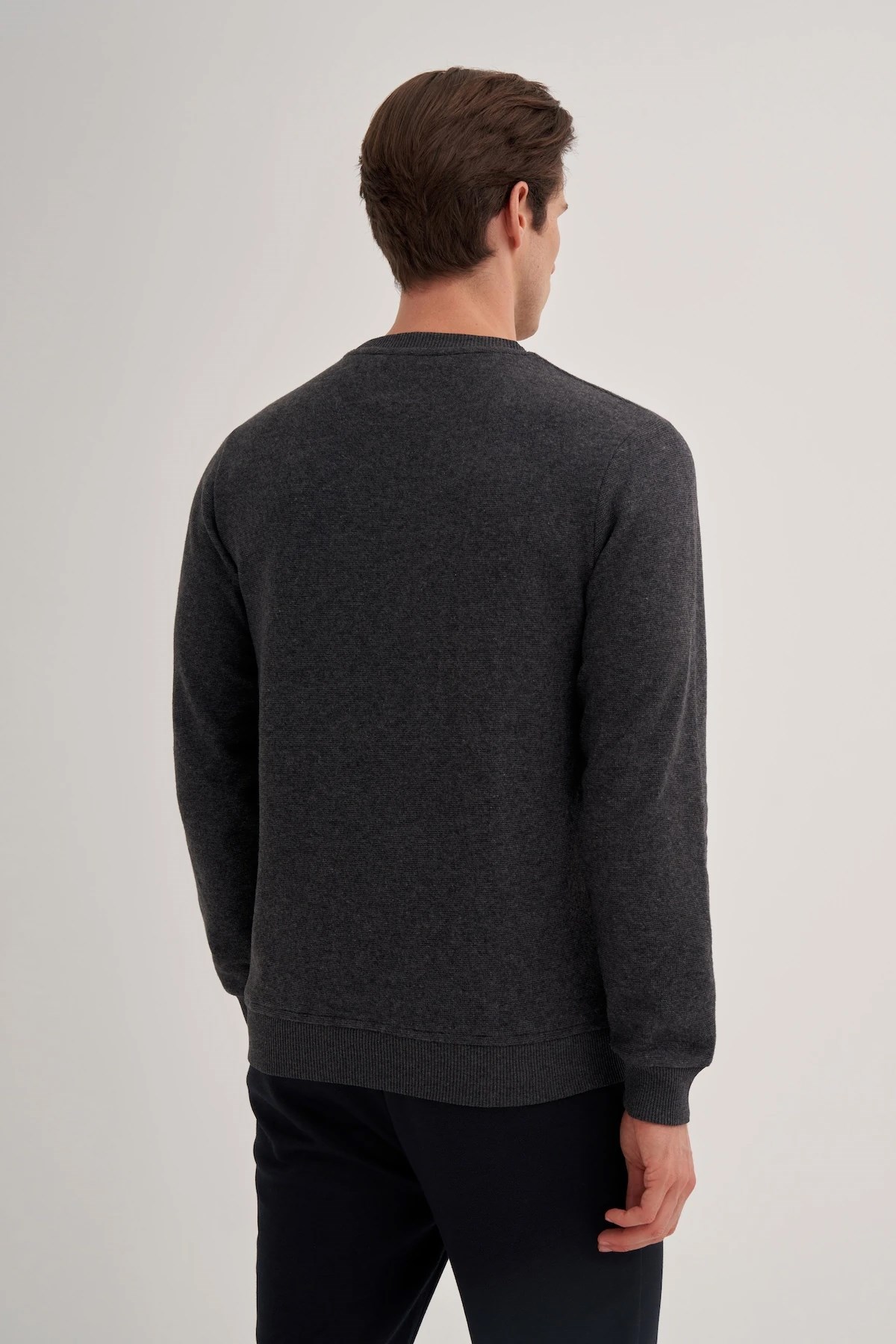 Cazador Erkek Btl Selanik Sweat CAZ 5621 Gri