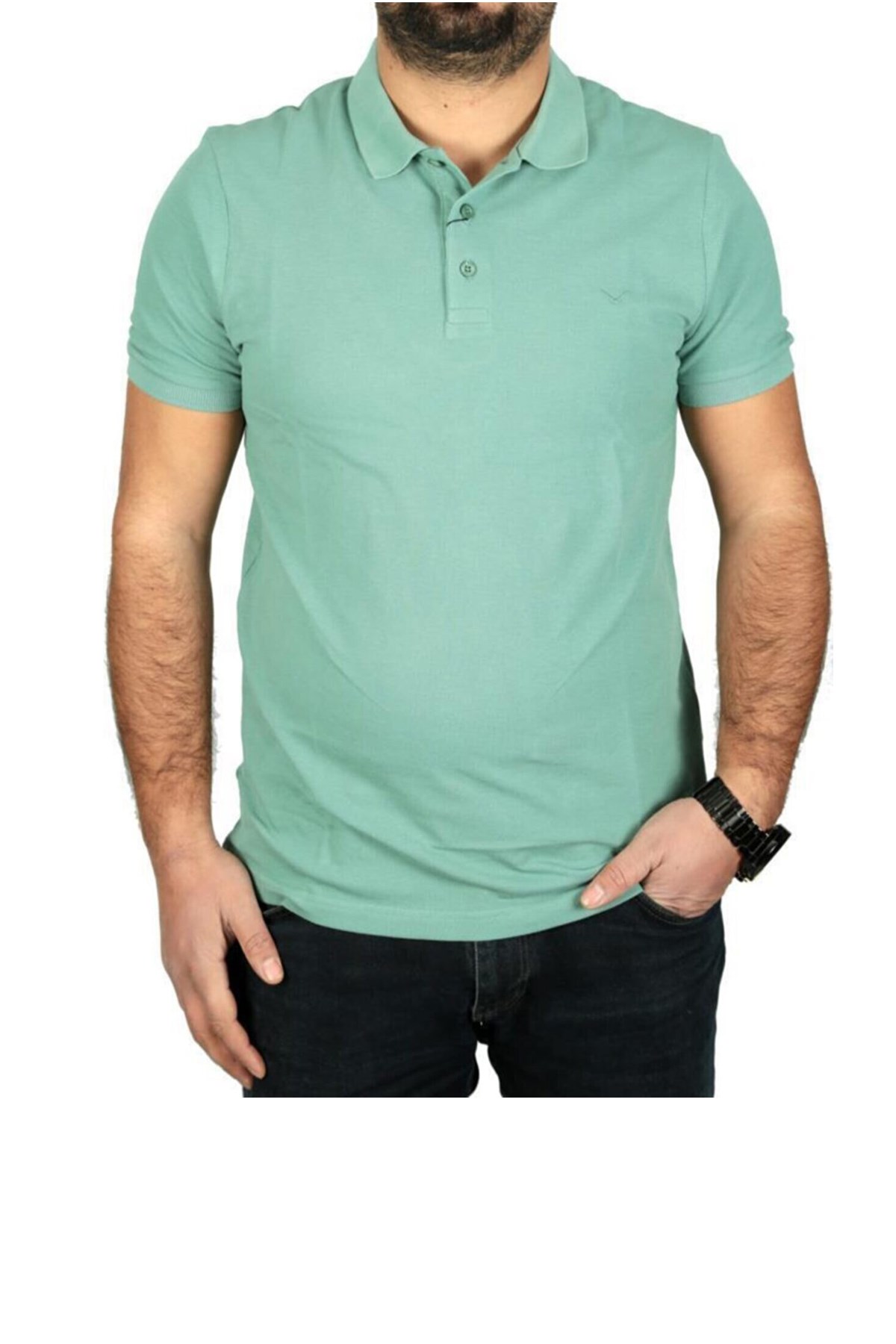 Cazador Polo Yaka Erkek Tişört 4613 Yeşil
