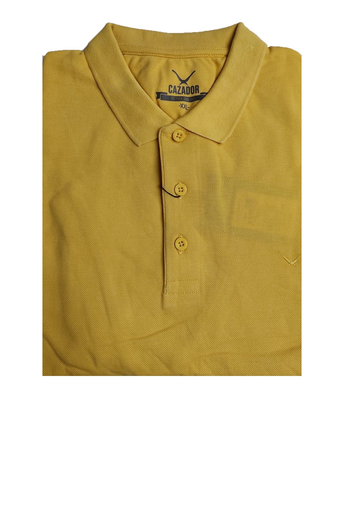 Cazador Polo Yaka Erkek Tişört 4613 Sarı