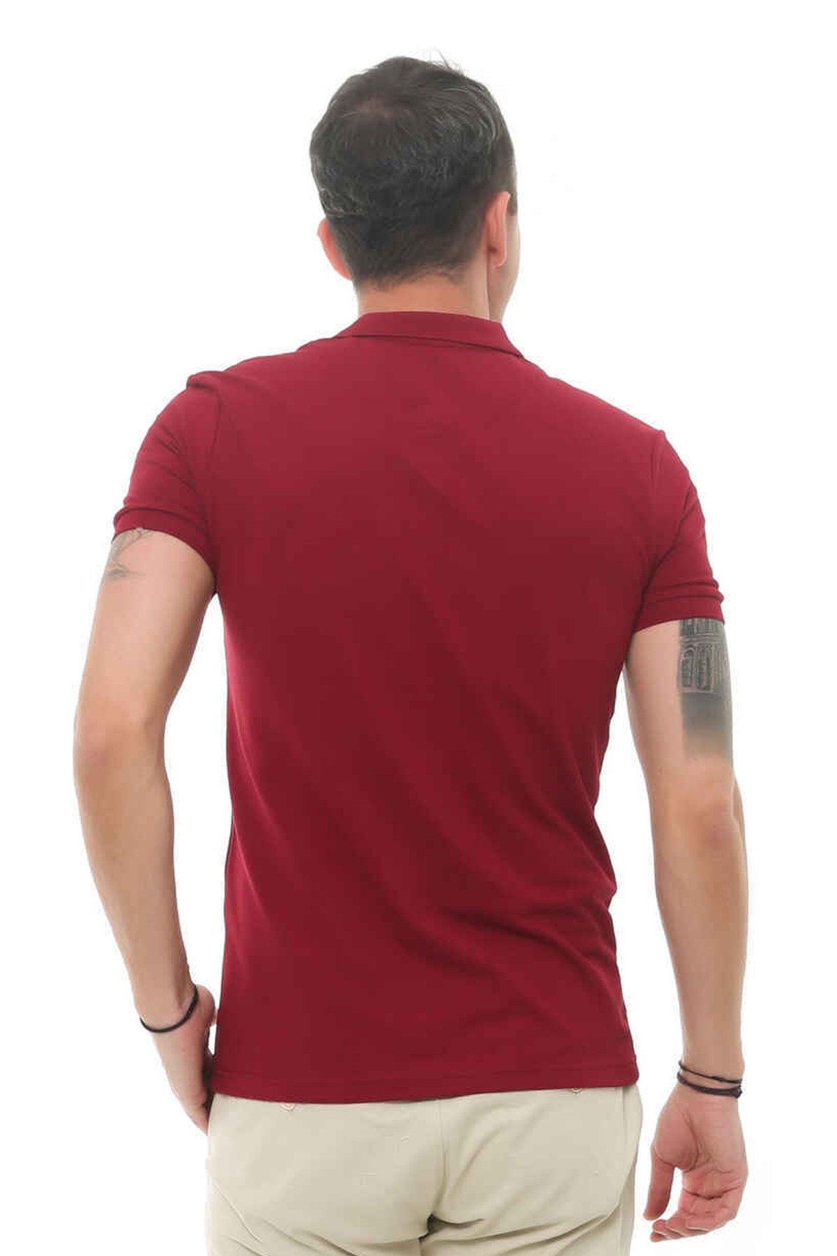 Cazador Polo Yaka Erkek Tişört 4613 Bordo