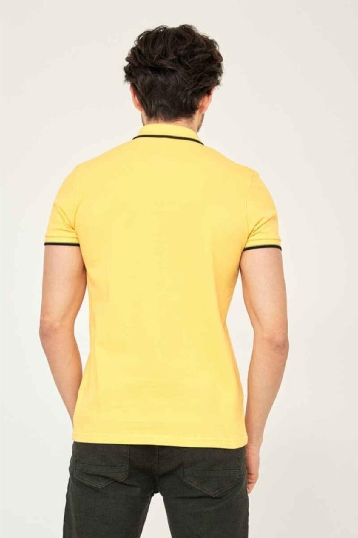 Cazador Polo Yaka Erkek Tişört 4614 Sarı