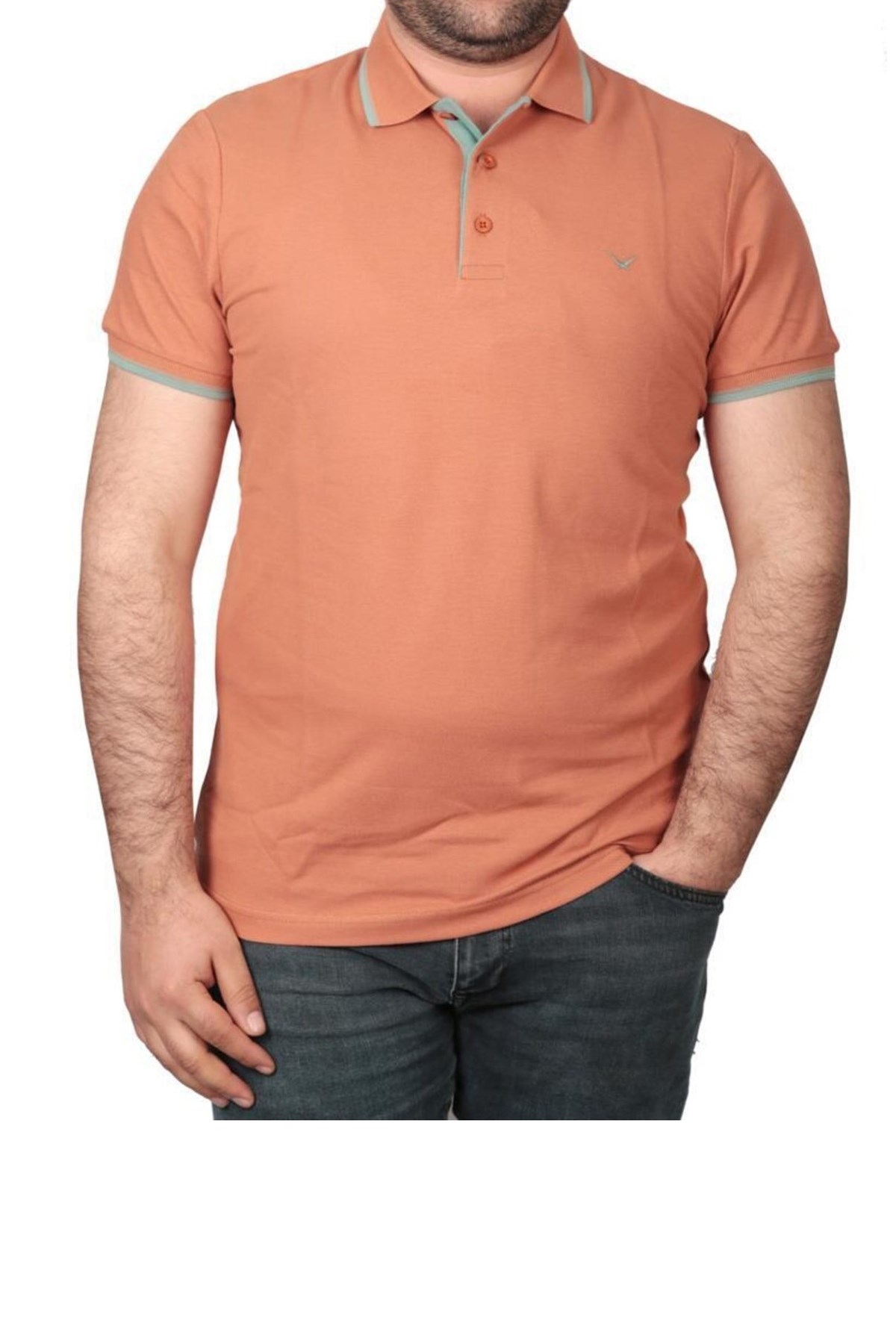 Cazador Polo Yaka Erkek Tişört 4614 Kahverengi