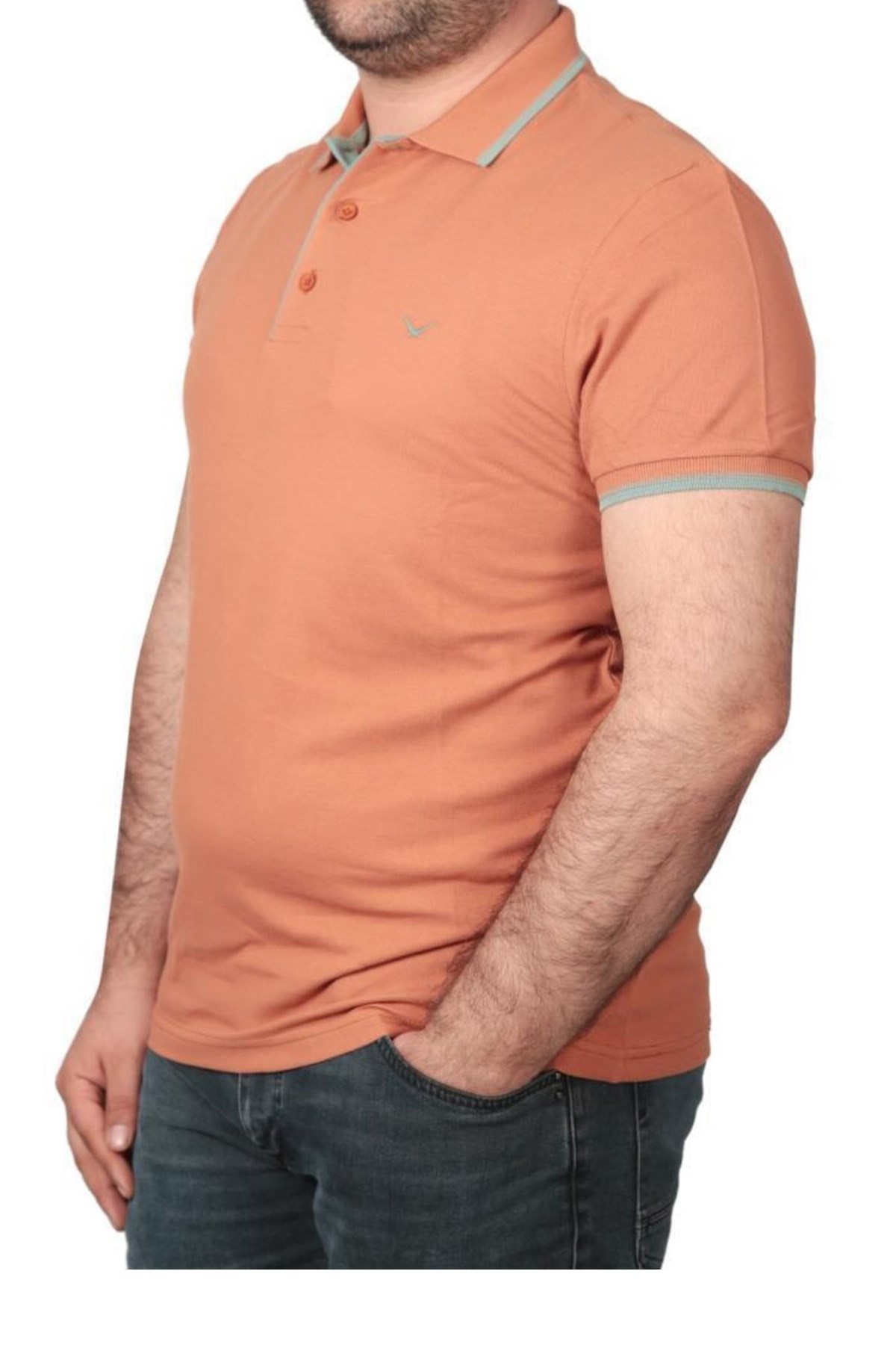 Cazador Polo Yaka Erkek Tişört 4614 Kahverengi