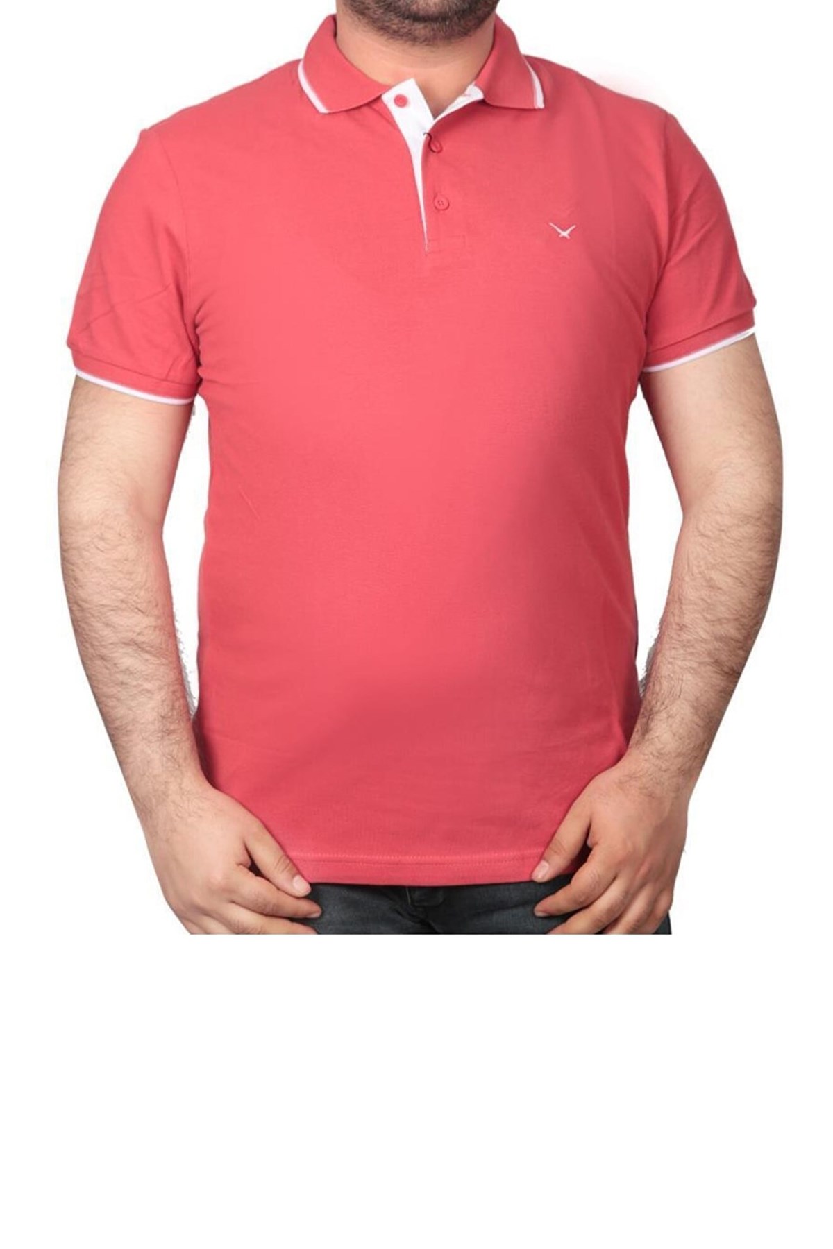 Cazador Polo Yaka Erkek Tişört 4614 Kırmızı