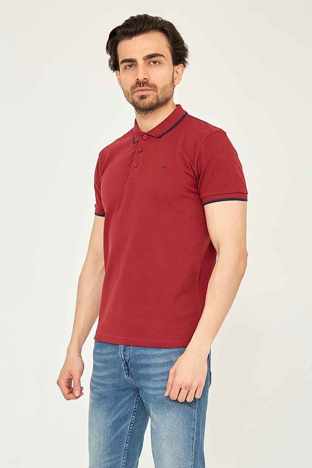 Cazador Polo Yaka Erkek Tişört 4614 Bordo