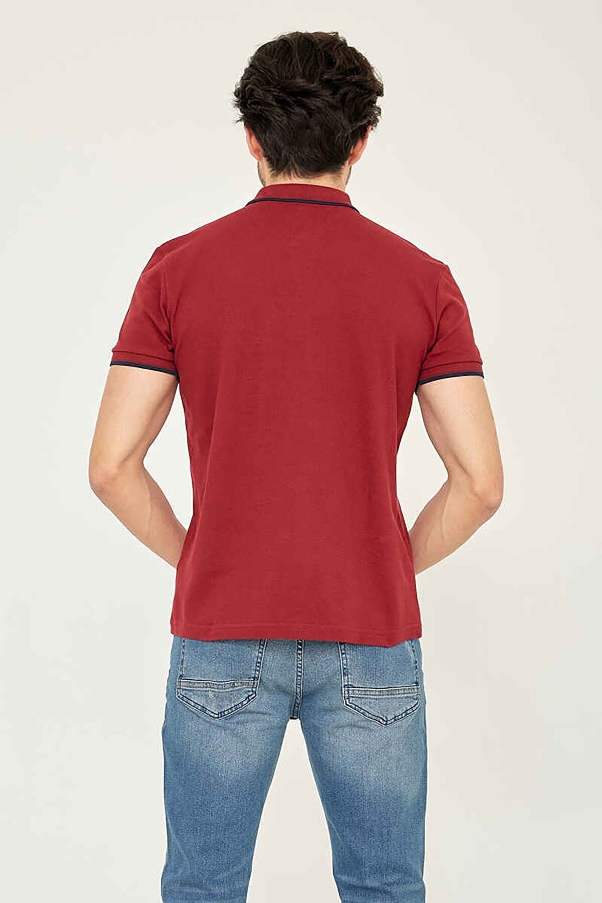 Cazador Polo Yaka Erkek Tişört 4614 Bordo