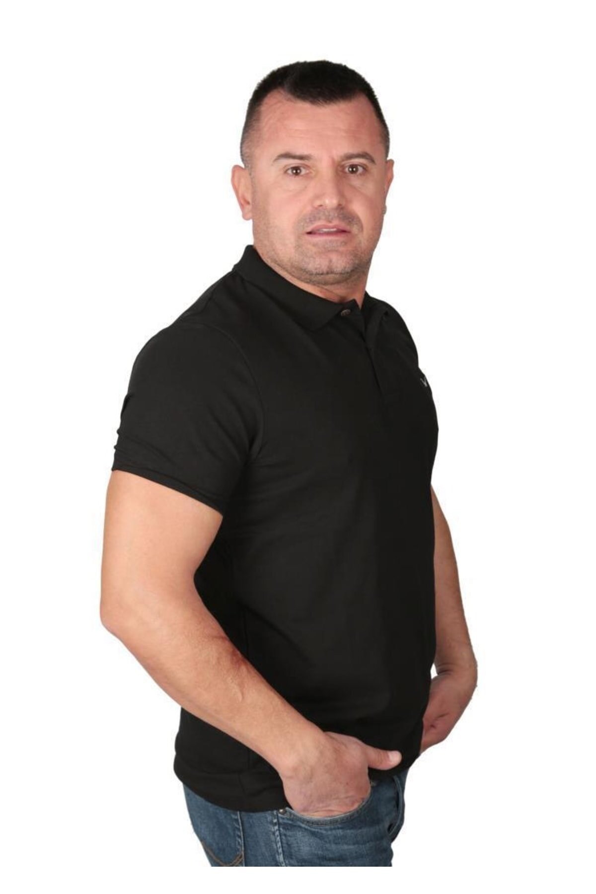 Cazador Polo Yaka Erkek Tişört 4615 Siyah