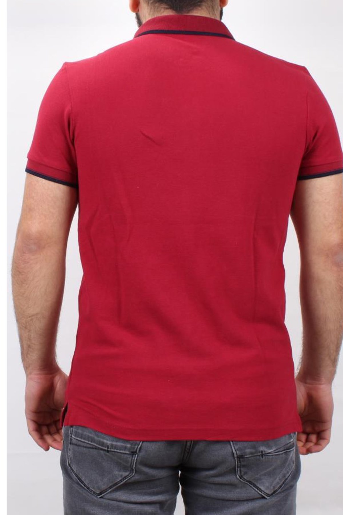 Cazador Btl Polo Yaka Erkek Tişört 4613 Bordo