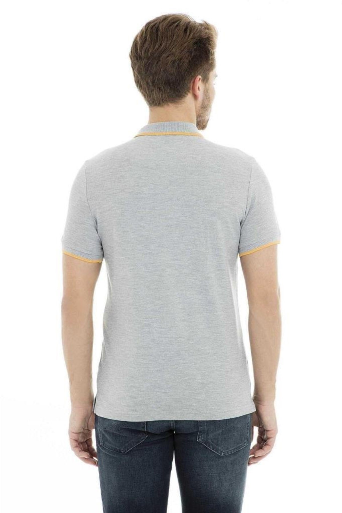 Cazador Btl Polo Yaka Erkek Tişört 4614 Gri