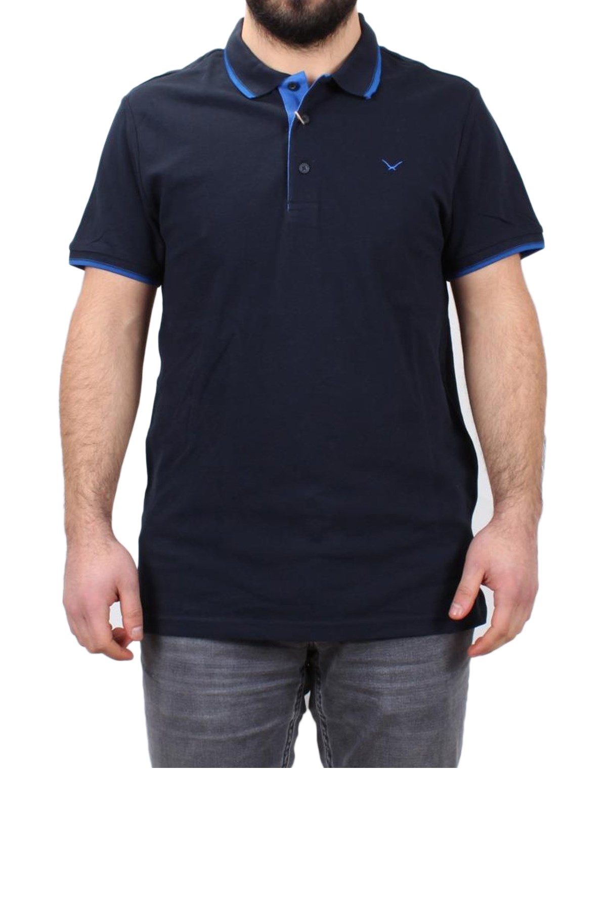 Cazador Btl Polo Yaka Erkek Tişört 4614 Lacivert