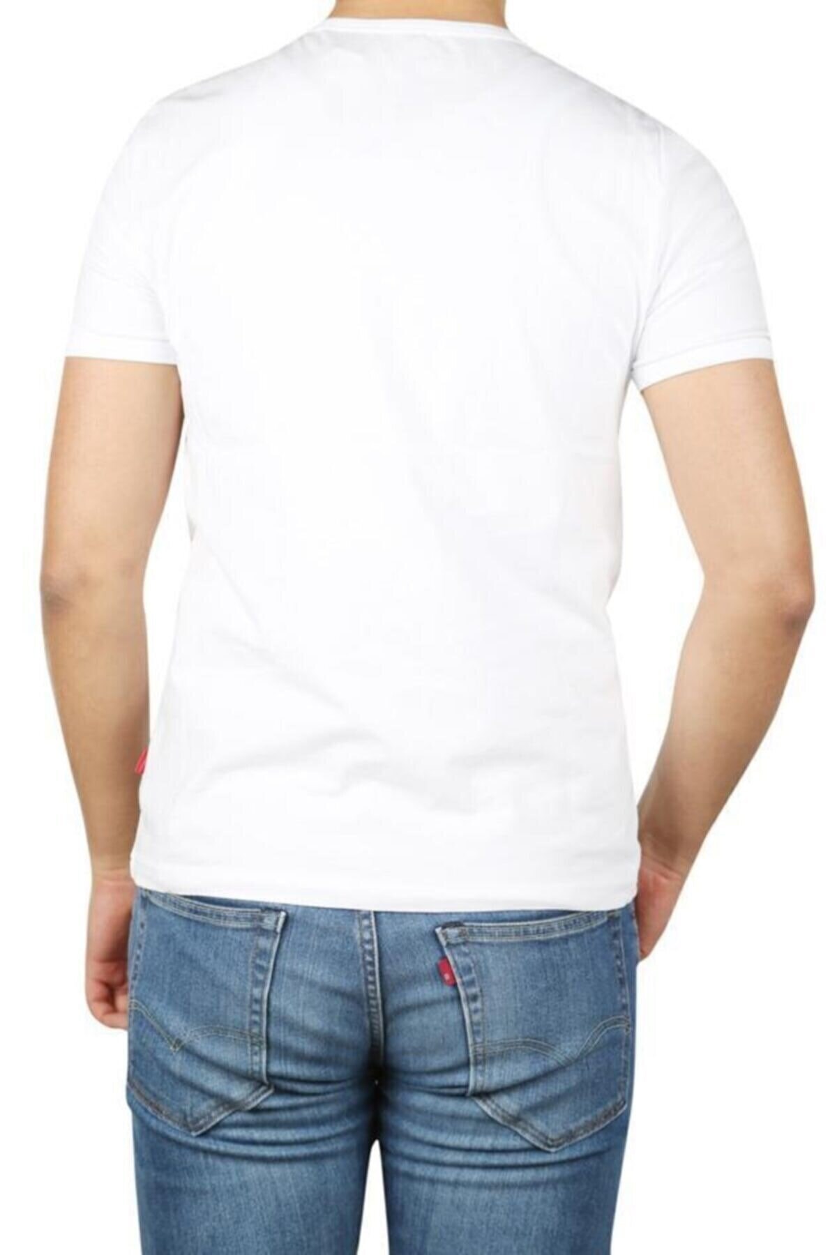 Cazador Btl Polo Yaka Erkek Tişört 4614 Beyaz