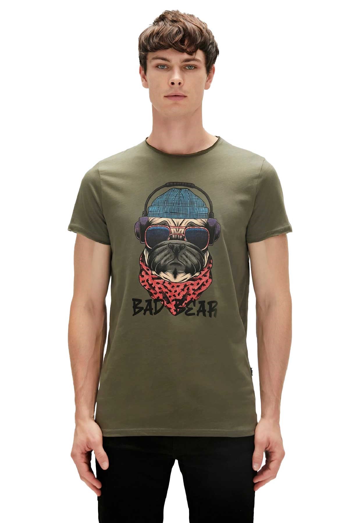 Bad Bear Reckless Erkek Tişört 23.01.07.010-C70 Haki