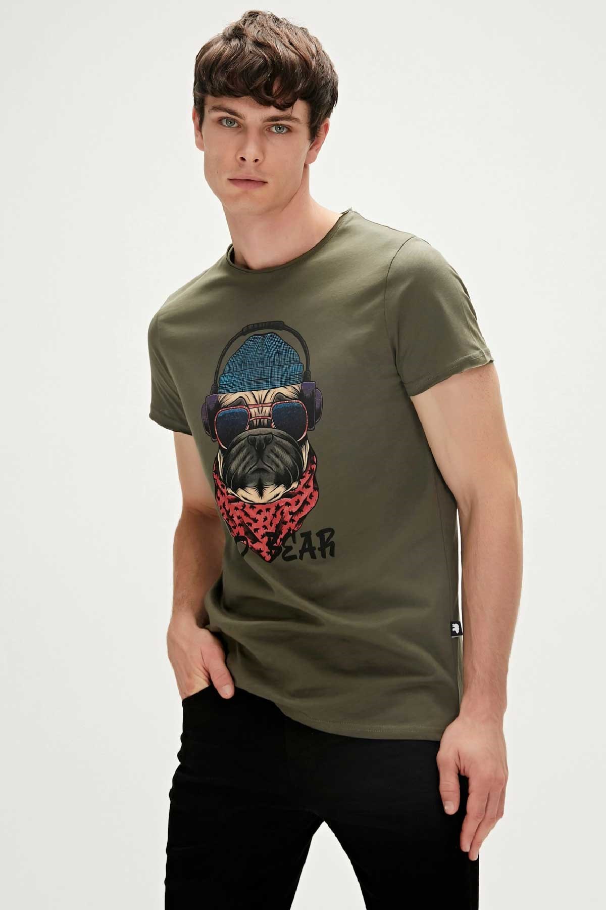 Bad Bear Reckless Erkek Tişört 23.01.07.010-C70 Haki
