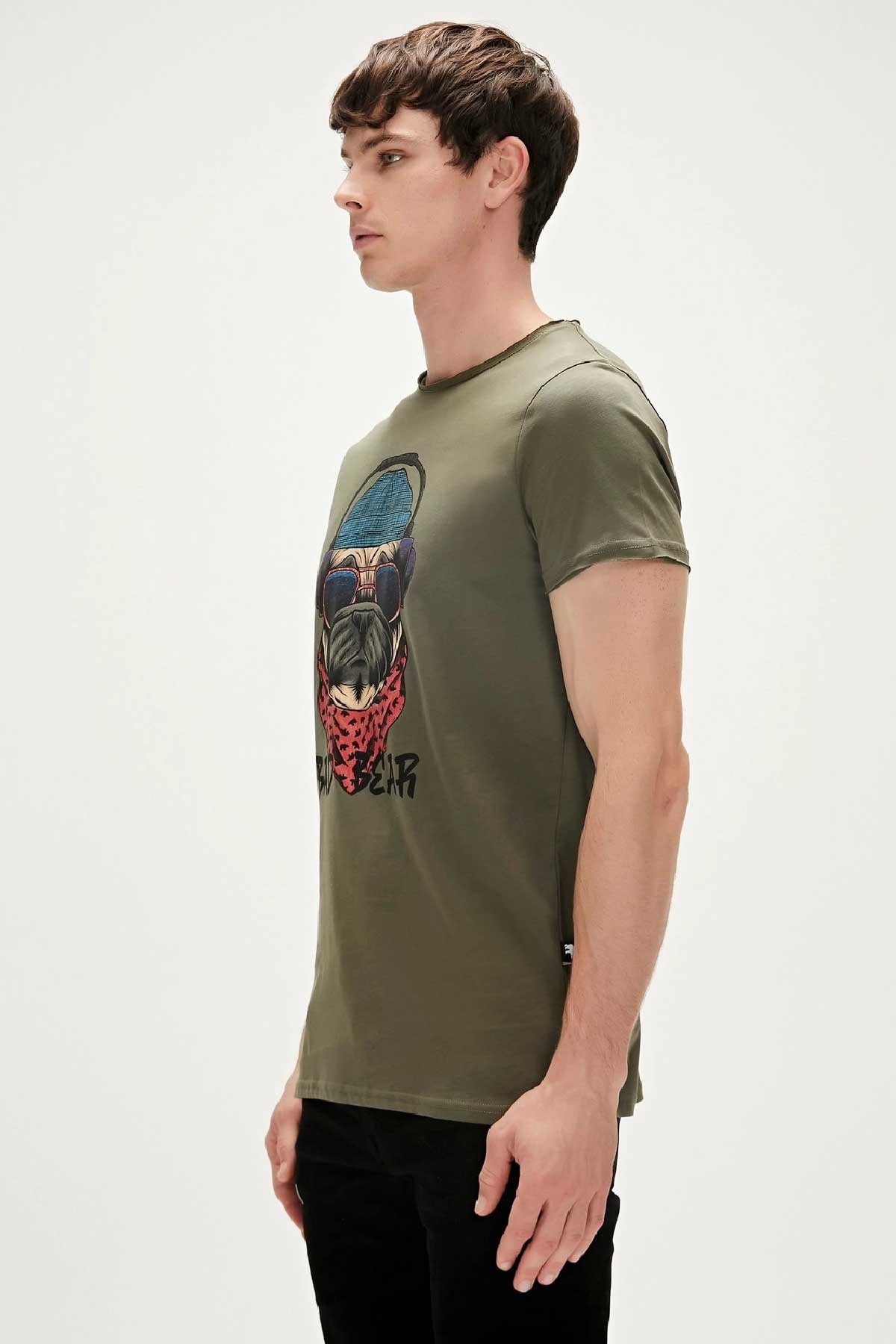 Bad Bear Reckless Erkek Tişört 23.01.07.010-C70 Haki