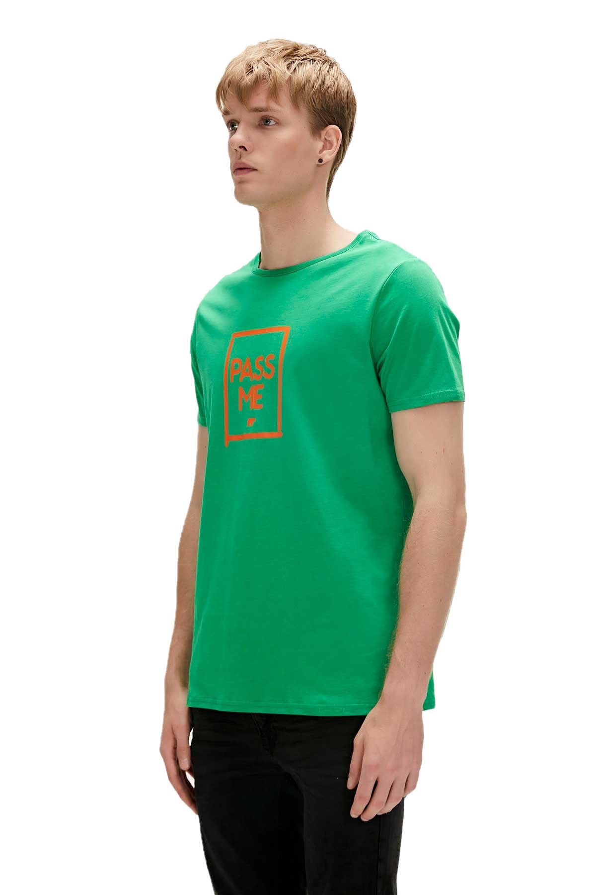 Bad Bear Pass Me Erkek Tişört 23.01.07.022-C13 Yeşil