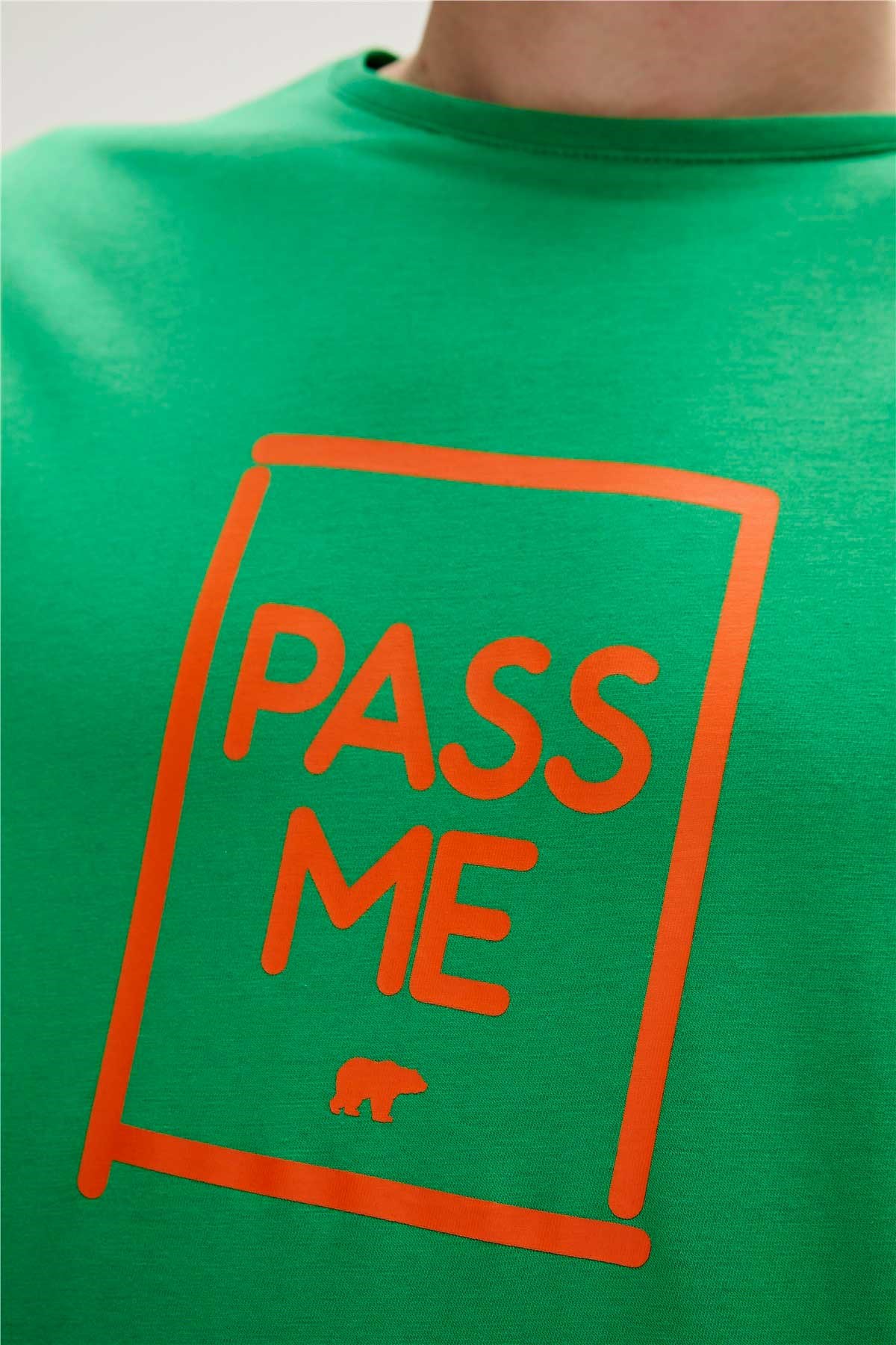 Bad Bear Pass Me Erkek Tişört 23.01.07.022-C13 Yeşil