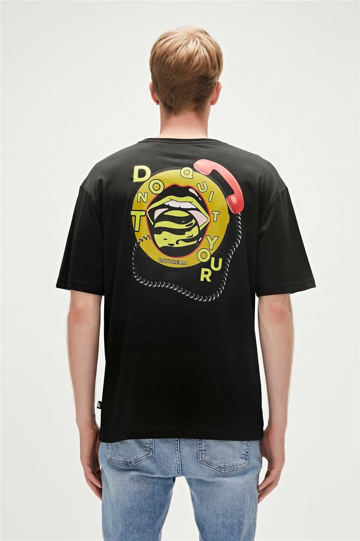 Bad Bear Daydream Erkek Tişört 23.01.07.026-C01 Siyah