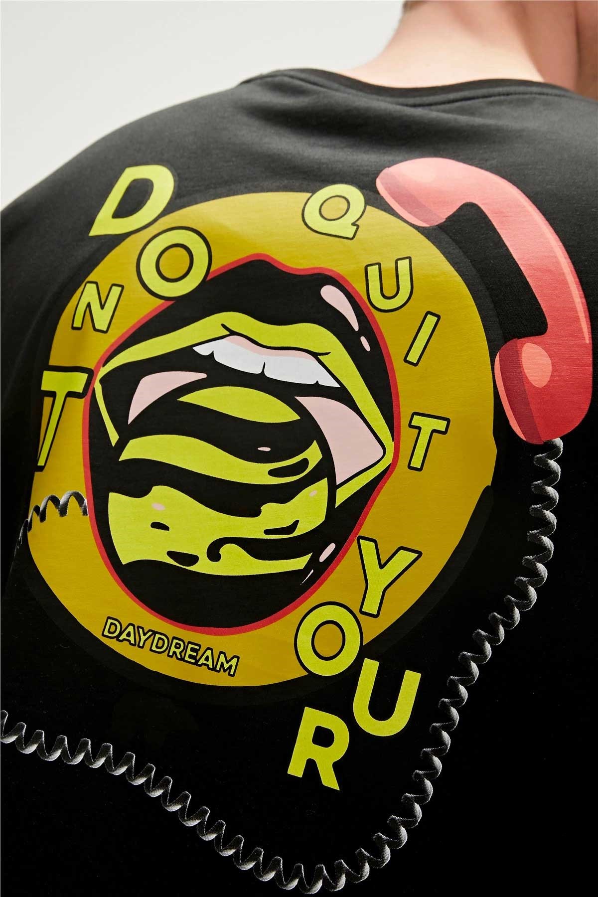 Bad Bear Daydream Erkek Tişört 23.01.07.026-C01 Siyah