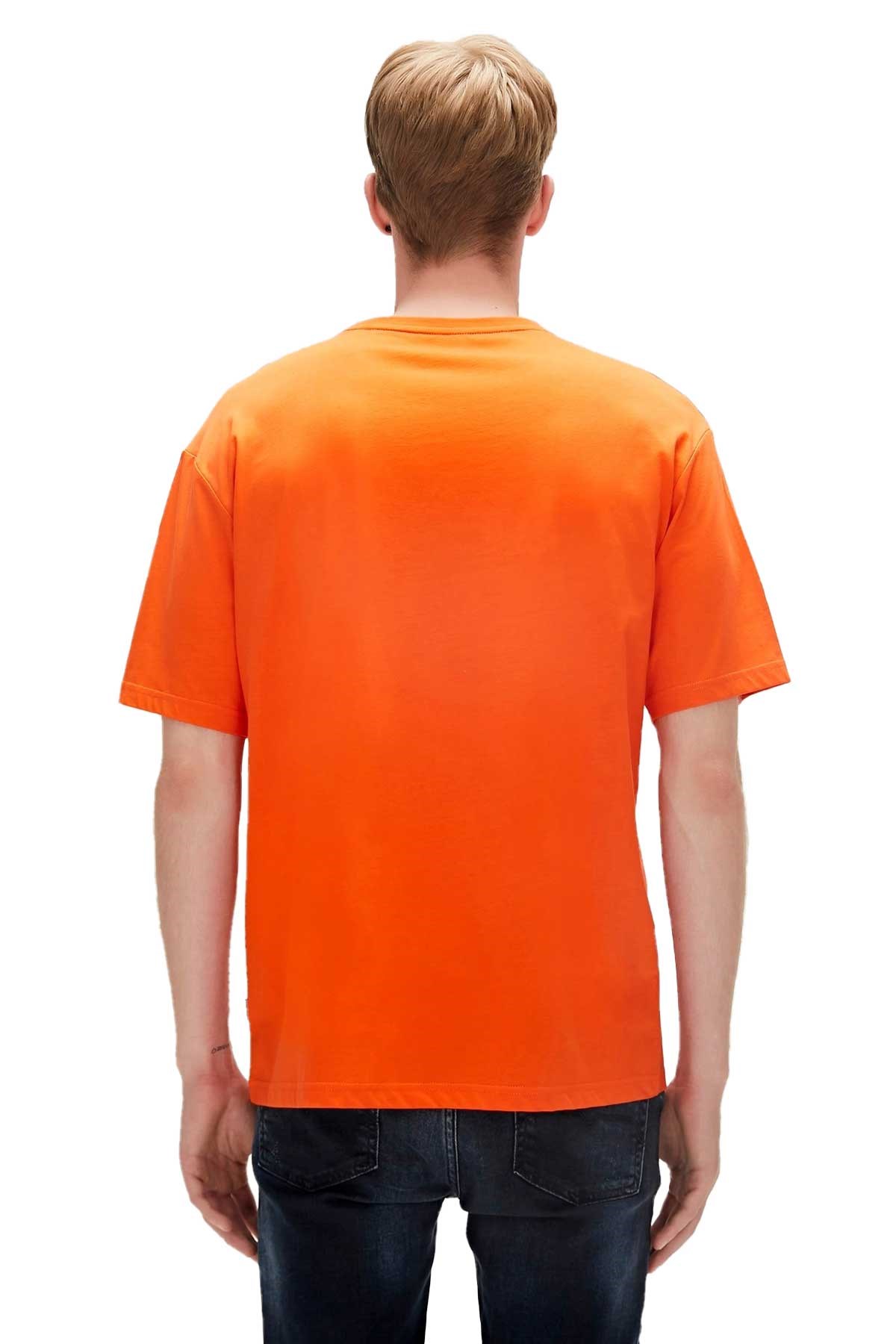 Bad Bear Tripart Erkek Tişört 23.01.07.027-C38 Turuncu