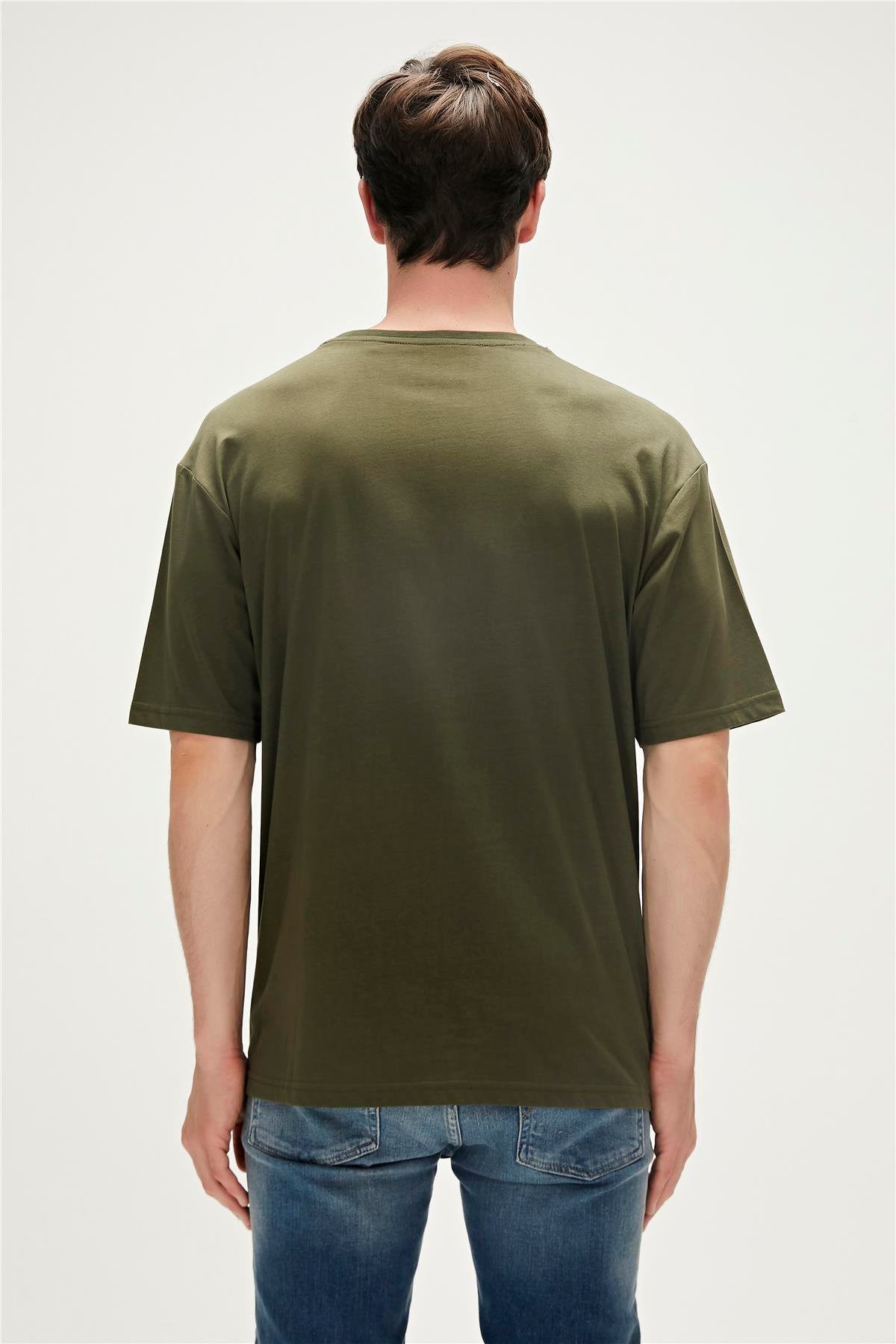 Bad Bear Tripart Erkek Tişört 23.01.07.027-C70 Haki