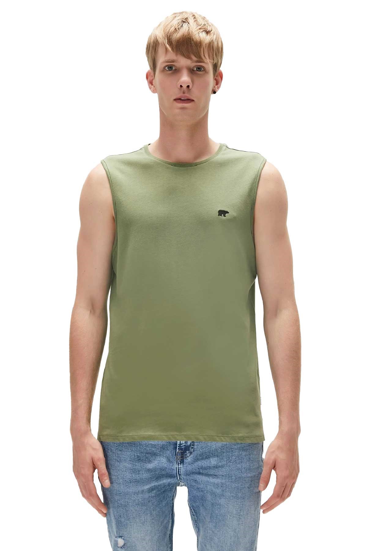 Bad Bear Rowan Erkek Tank-Top 23.01.23.001-C123 Yeşil