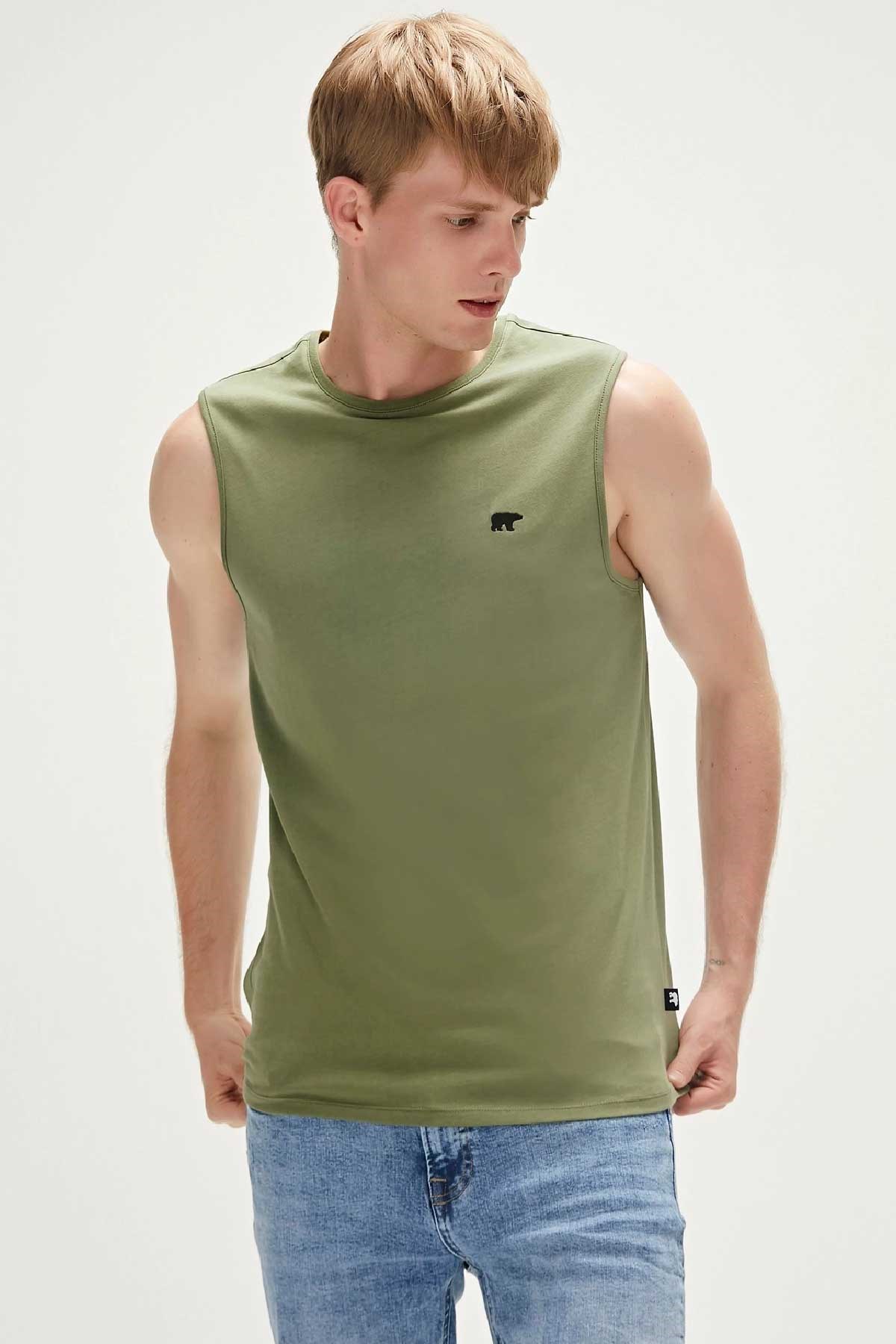 Bad Bear Rowan Erkek Tank-Top 23.01.23.001-C123 Yeşil