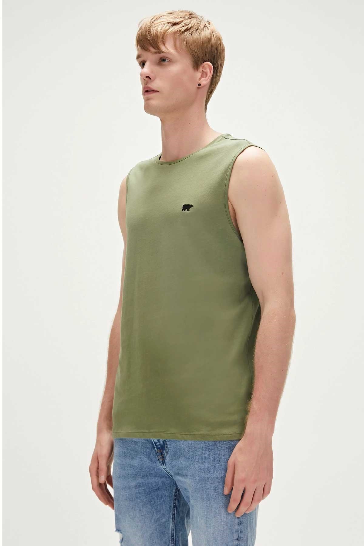 Bad Bear Rowan Erkek Tank-Top 23.01.23.001-C123 Yeşil
