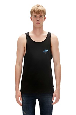 Bad Bear Shark Erkek Tank-Top 23.01.23.006-C01 Siyah