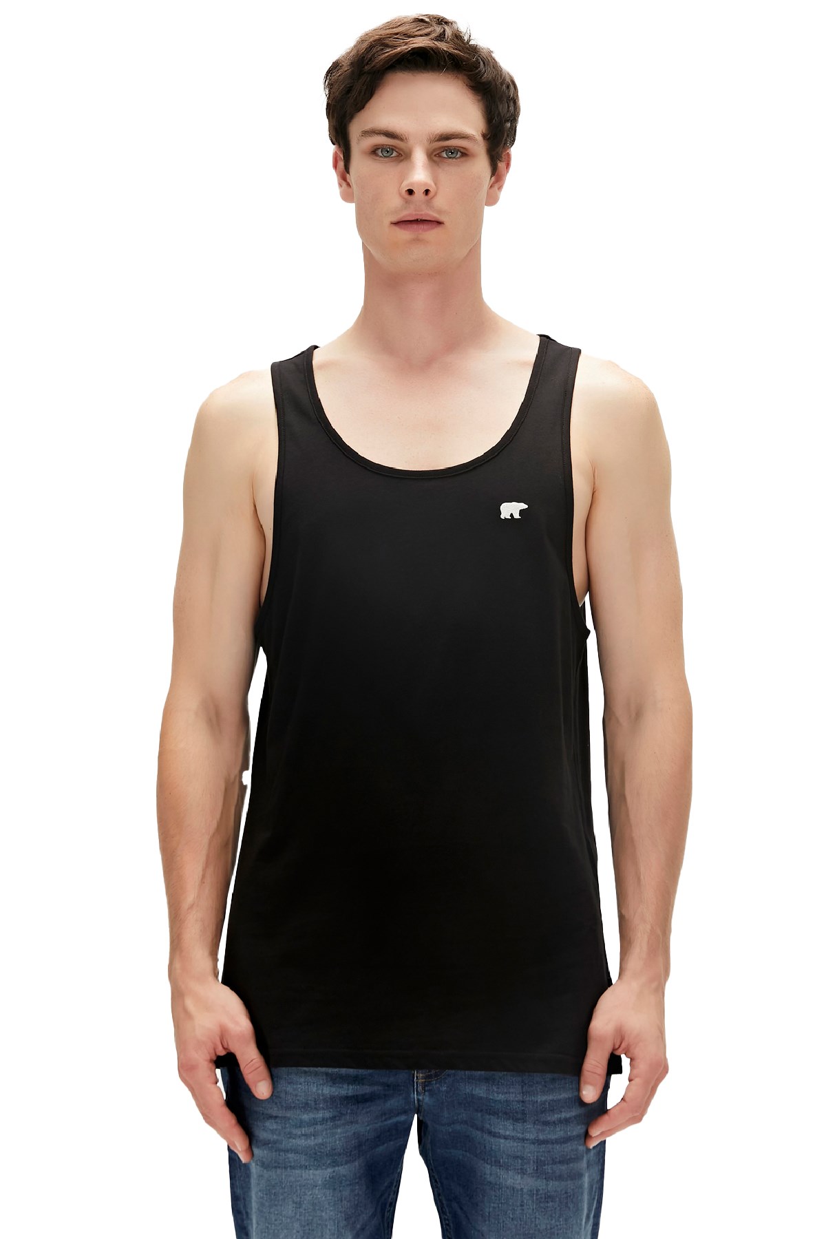 Bad Bear Brody Erkek Tank-Top atlet  23.01.23.007-C01 Siyah