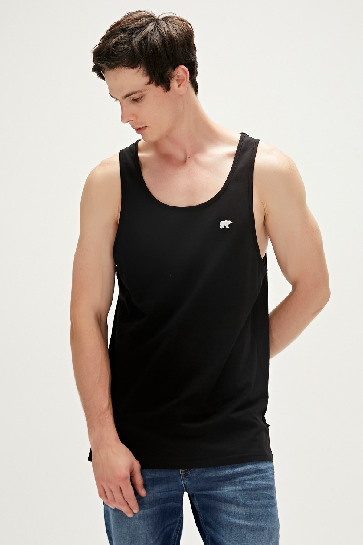 Bad Bear Brody Erkek Tank-Top atlet  23.01.23.007-C01 Siyah
