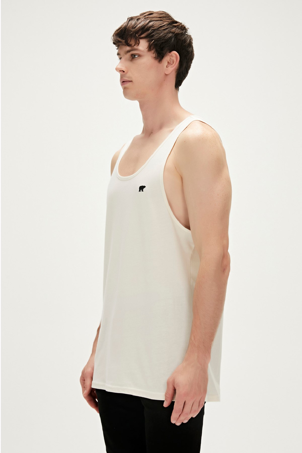 Bad Bear Brody Erkek Tank-Top 23.01.23.007-C108 Beyaz