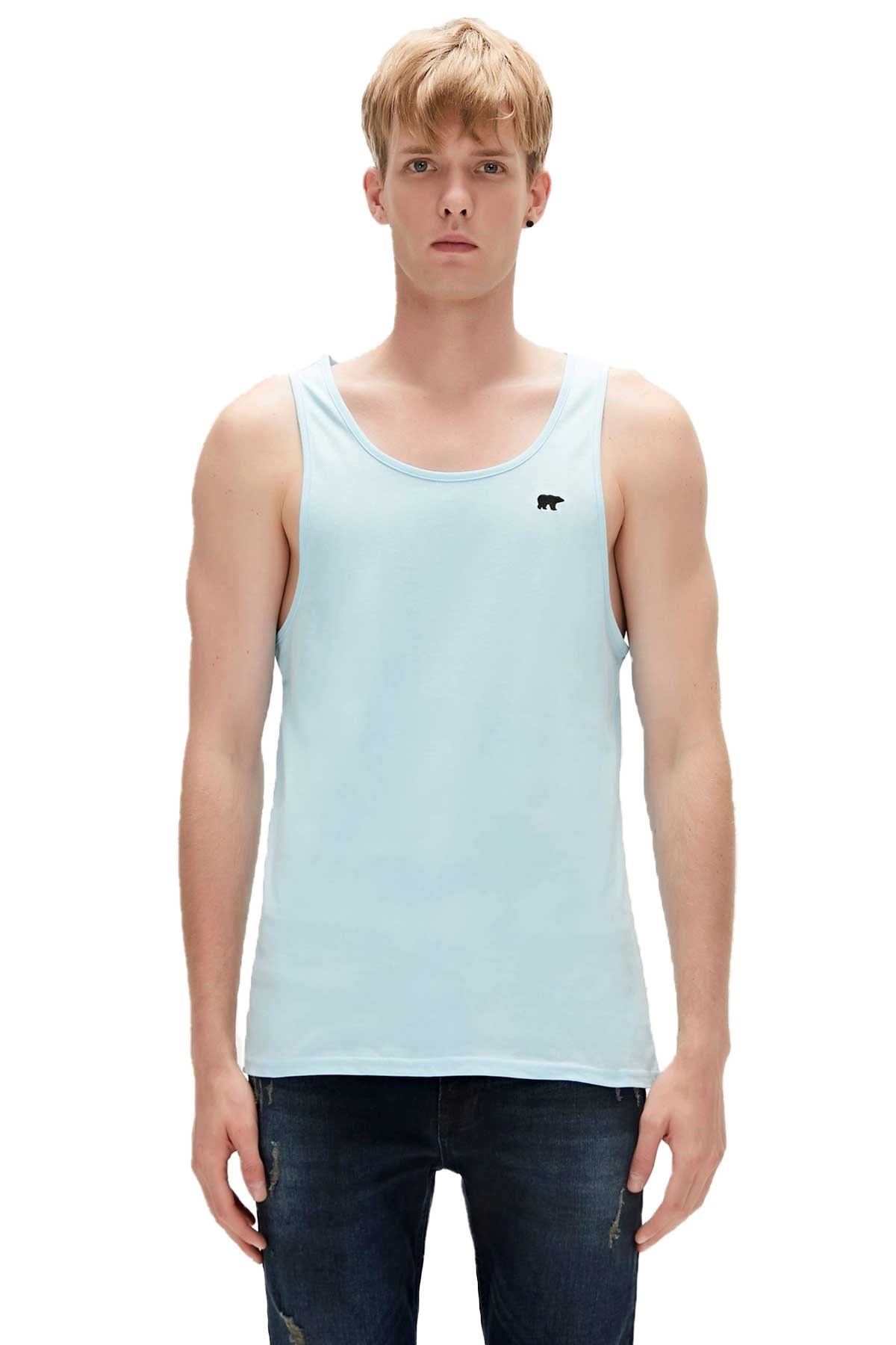 Bad Bear Brody Erkek Tank-Top 23.01.23.007-C125 Mavi