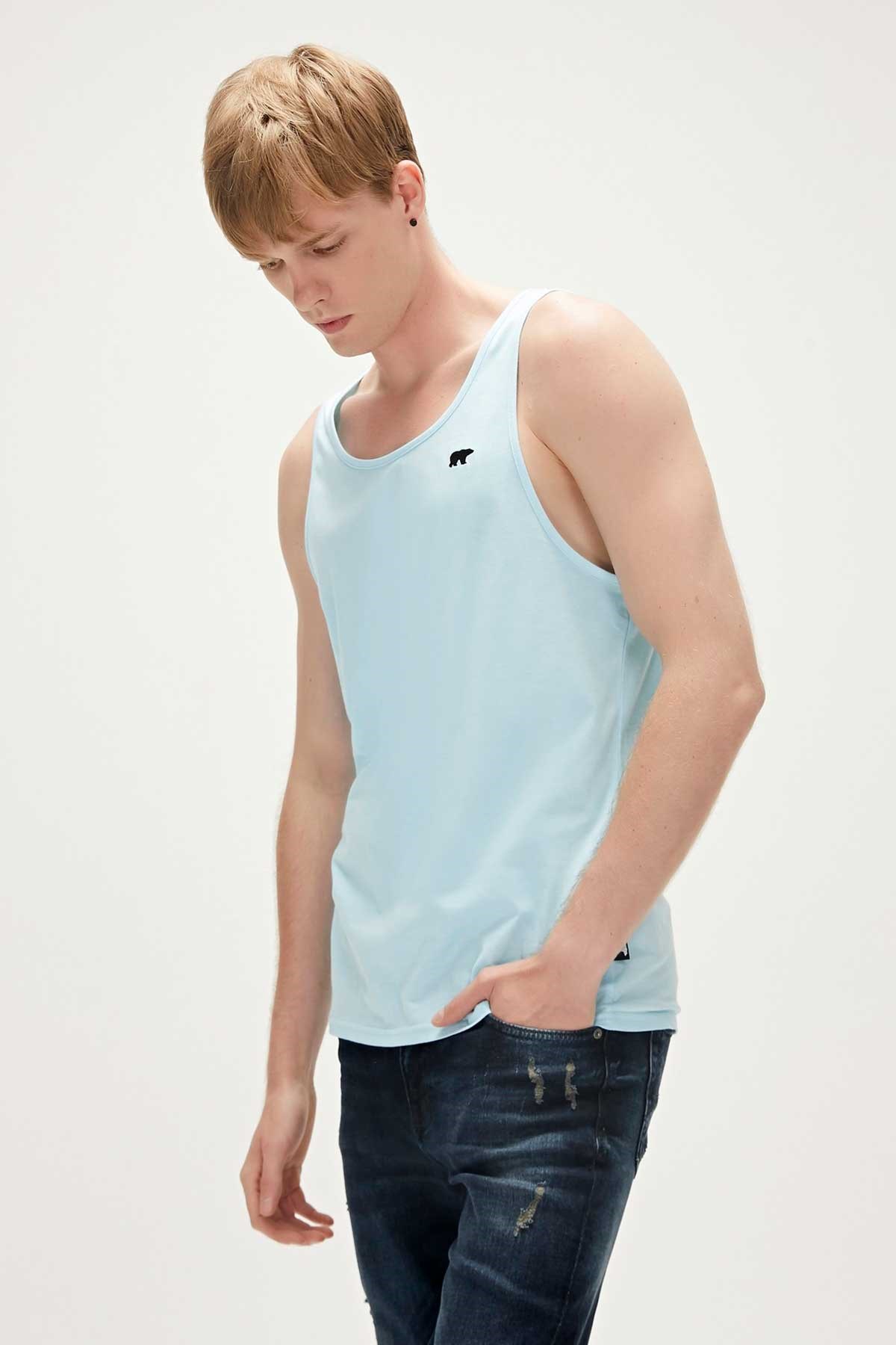 Bad Bear Brody Erkek Tank-Top 23.01.23.007-C125 Mavi