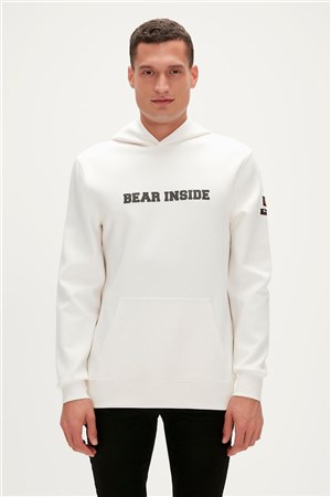 Bad Bear Arthur Erkek Sweatshirt 23.02.12.002-C108 Beyaz