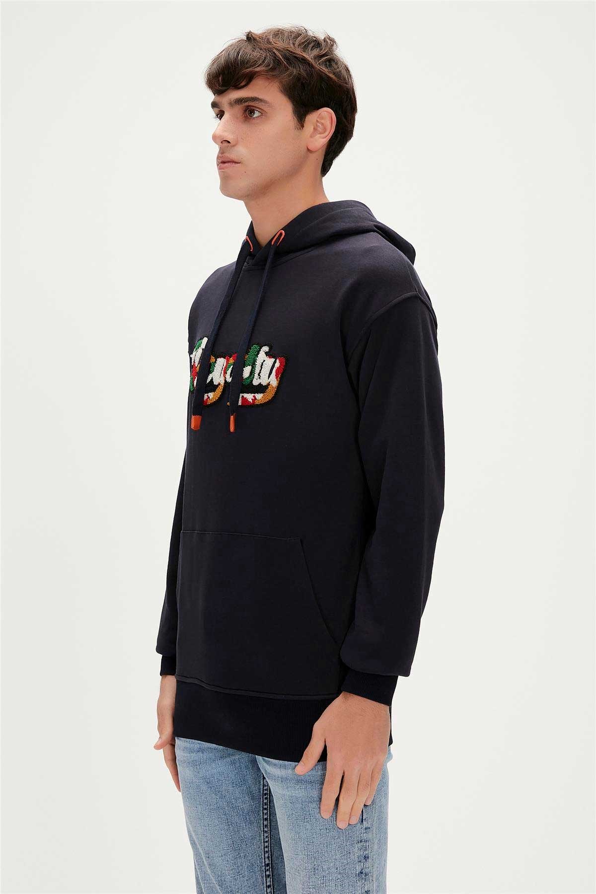 Bad Bear Erkek Sweatshirt 23.02.12.006-C07 Lacivert