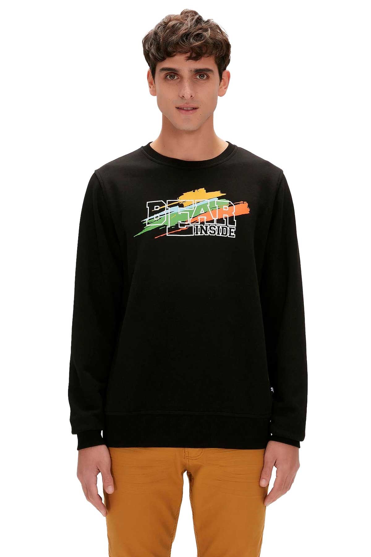 Bad Bear Erkek Sweatshirt 23.02.12.012-C01 Siyah