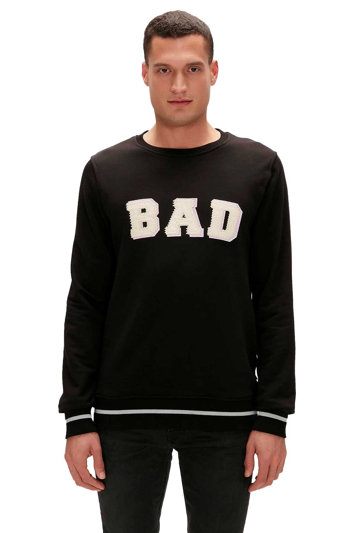 Bad Bear Erkek Sweatshirt 23.02.12.013-C01 Siyah