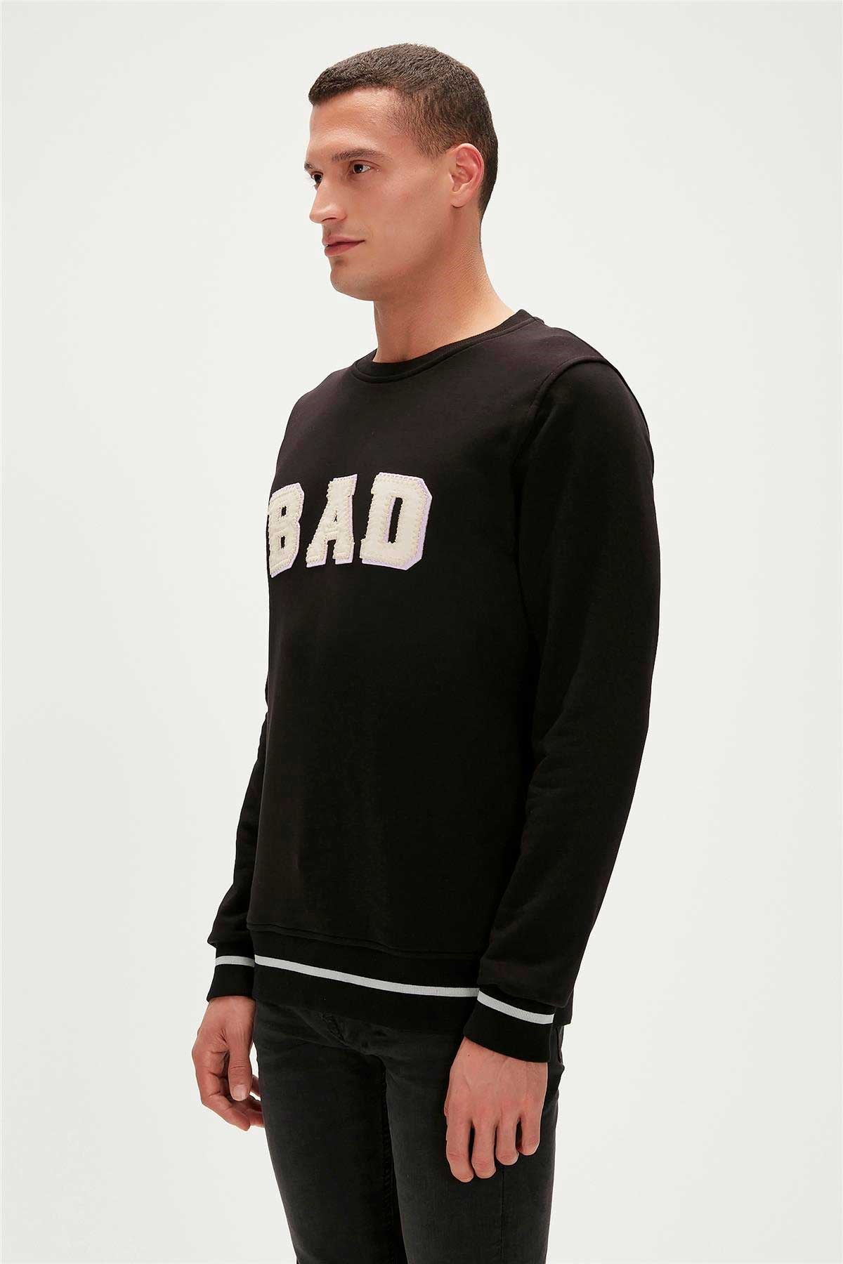 Bad Bear Erkek Sweatshirt 23.02.12.013-C01 Siyah