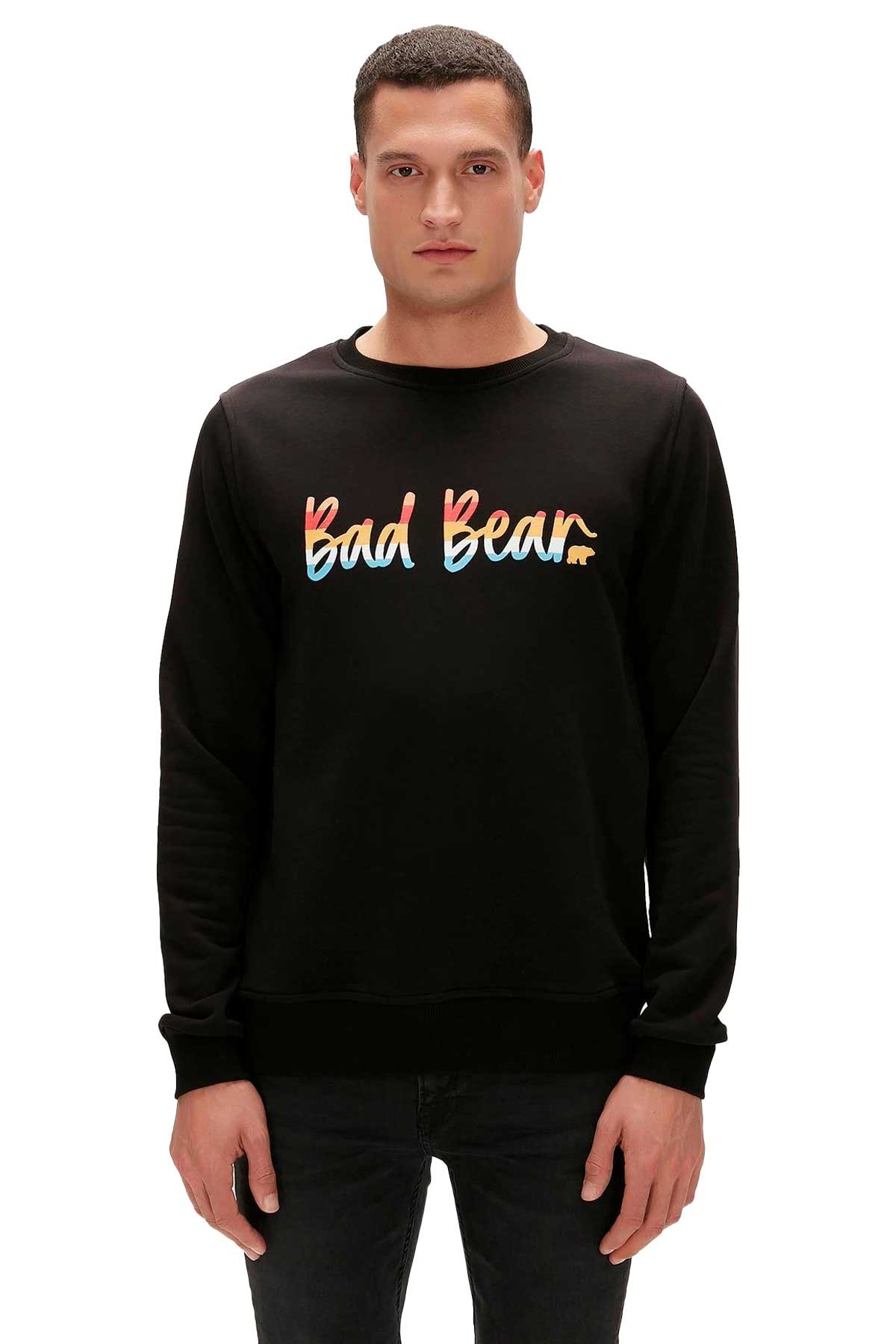 Bad Bear Erkek Sweatshirt 23.02.12.016-C01 Siyah