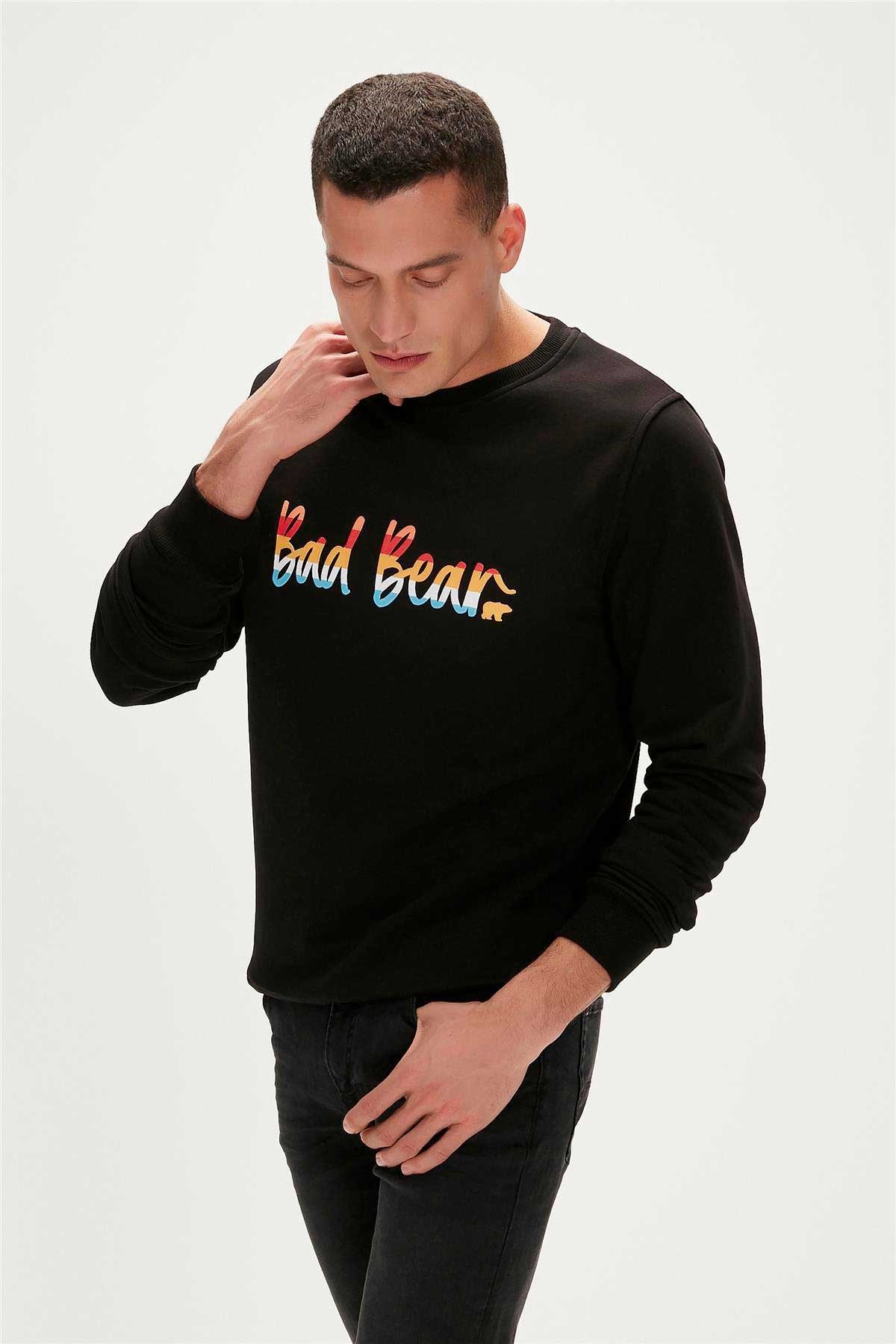 Bad Bear Erkek Sweatshirt 23.02.12.016-C01 Siyah