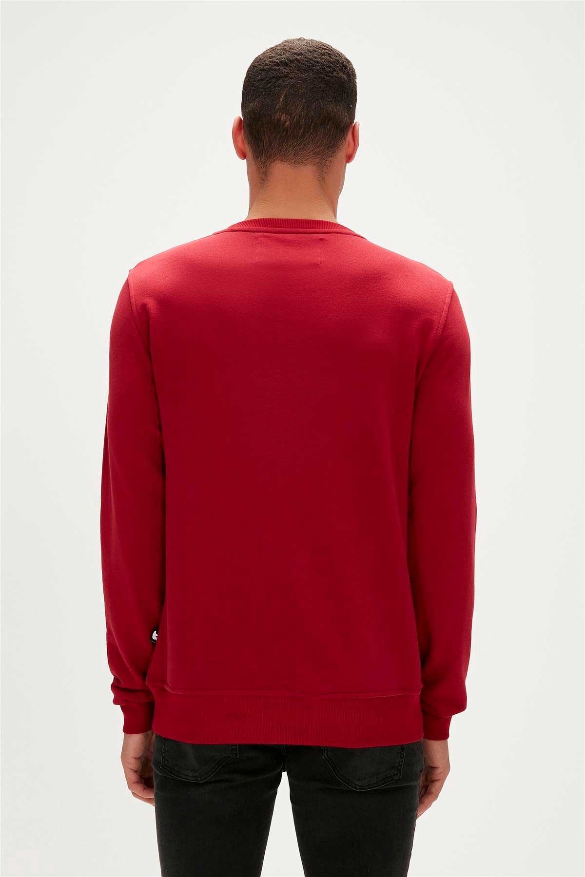 Bad Bear Erkek Sweatshirt 23.02.12.016-C20 Kırmızı